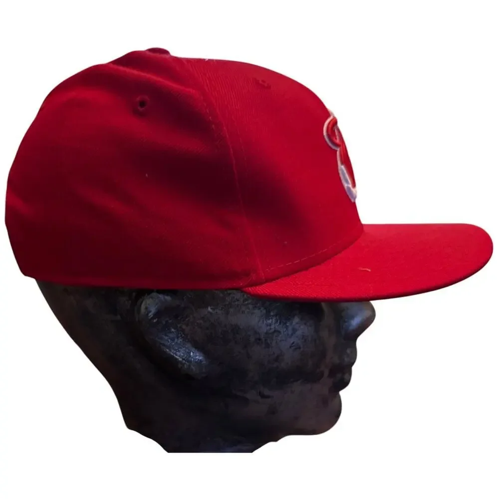 New Era Miami Heat Hat Youth Adjustable Red Snapback Streetwear Basketball